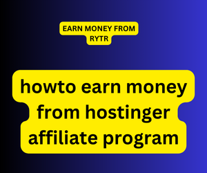 make money from hostinger