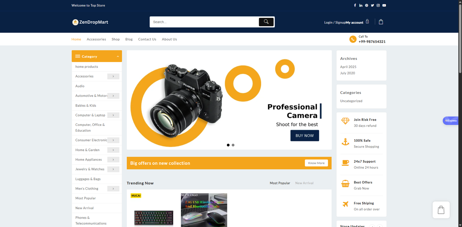 ecommerce website